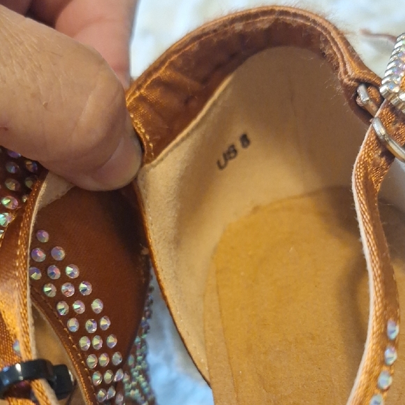 Professional Latin Ballroom Dance Shoes 3" Heels - Picture 12 of 12